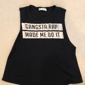 Gangsta rap made me do it tank